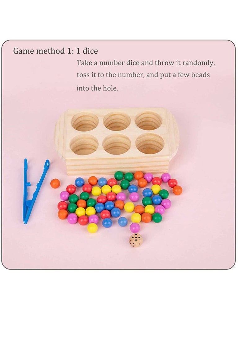 NIBEMINENT Color Sorting Toys Educational Montessori Games Math Counting and Puzzle Jigsaw for Kids 3 Year Old Up - Image 4
