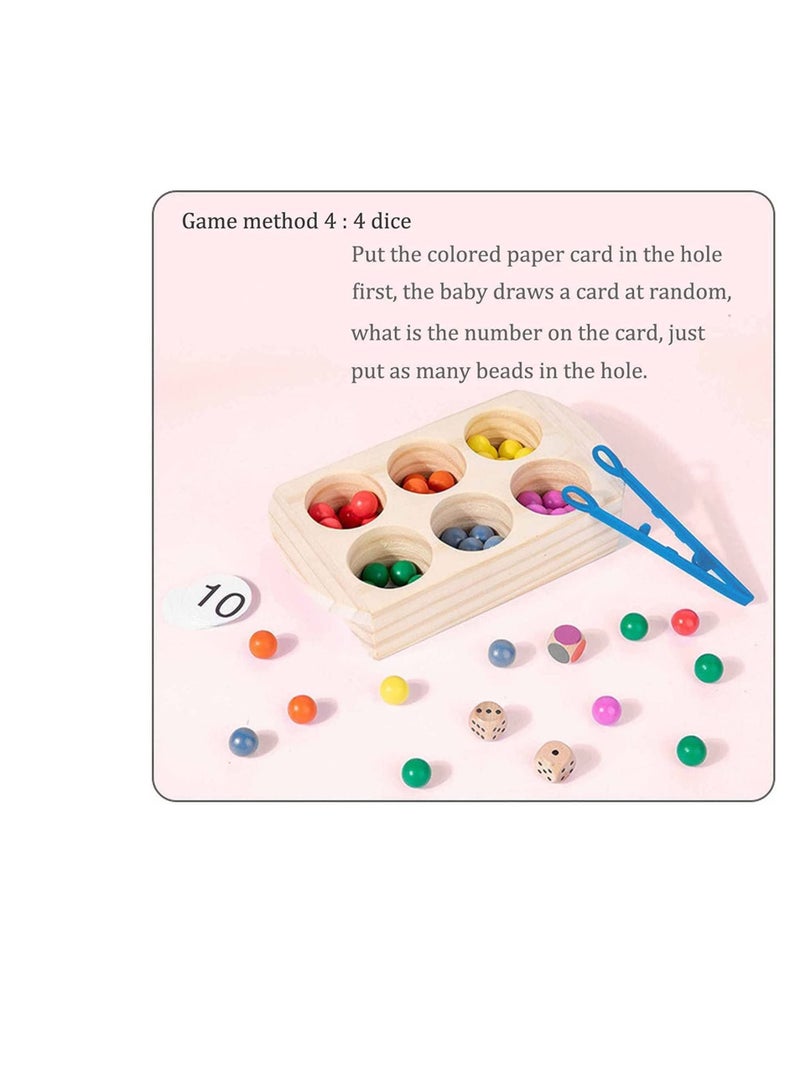 NIBEMINENT Color Sorting Toys Educational Montessori Games Math Counting and Puzzle Jigsaw for Kids 3 Year Old Up - Image 3