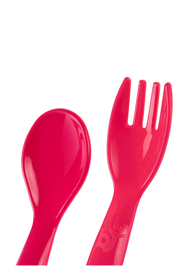 BabyJem - Babyjem Spoon & Fork Set for Babies - 12 Months+ - Soft and Safe Feeding Utensils for Comfortable Eating - Image 1