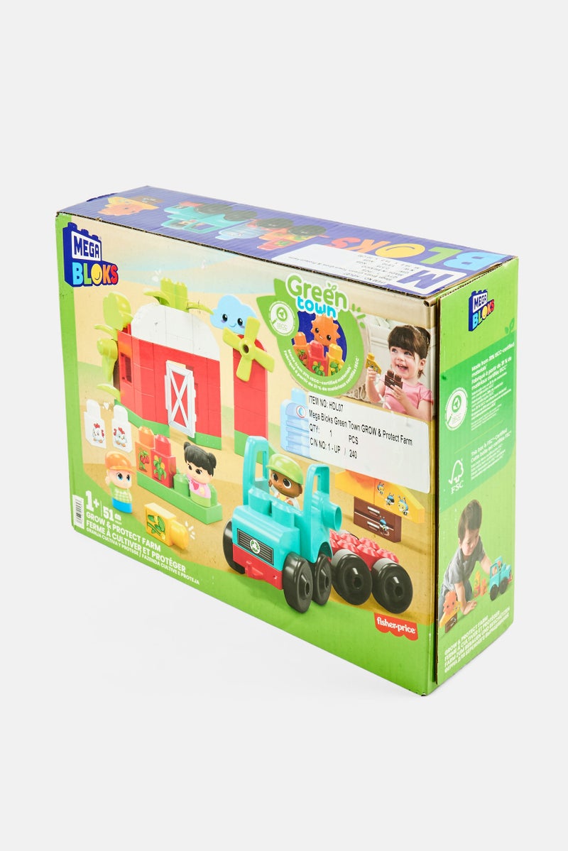 Mega Bloks 54 Pieces Green Town Grow And Protect Farm Building Set - Image 2