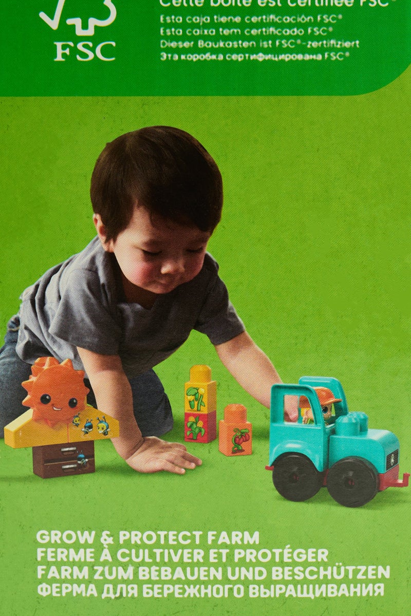 Mega Bloks 54 Pieces Green Town Grow And Protect Farm Building Set - Image 5
