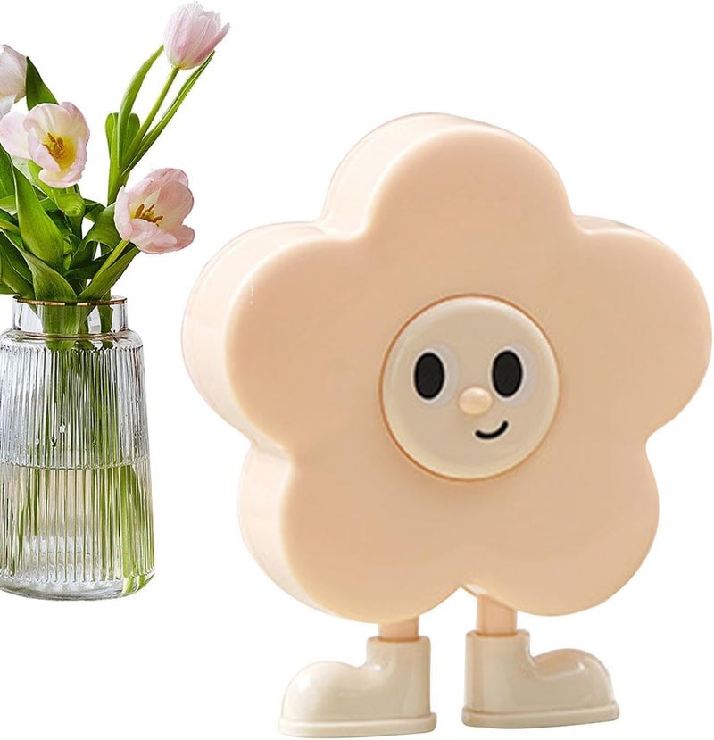 Tooth Keepsake Box | Flower Shape Storage Container with Tweezer - Tooth Storage Box,for Boys Girls Kids Birthday Nursery Bedroom Nightstand Dresser Kindergarten - Image 1