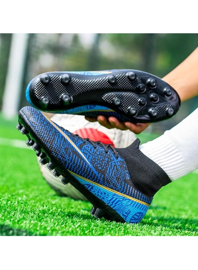 general High Top Soccer Boots Men's and Women's Soccer Boots - Boys Artificial Turf Spike Soccer Boots - Outdoor Training High Top Soccer Boots Competition Training Shoes - Image 4
