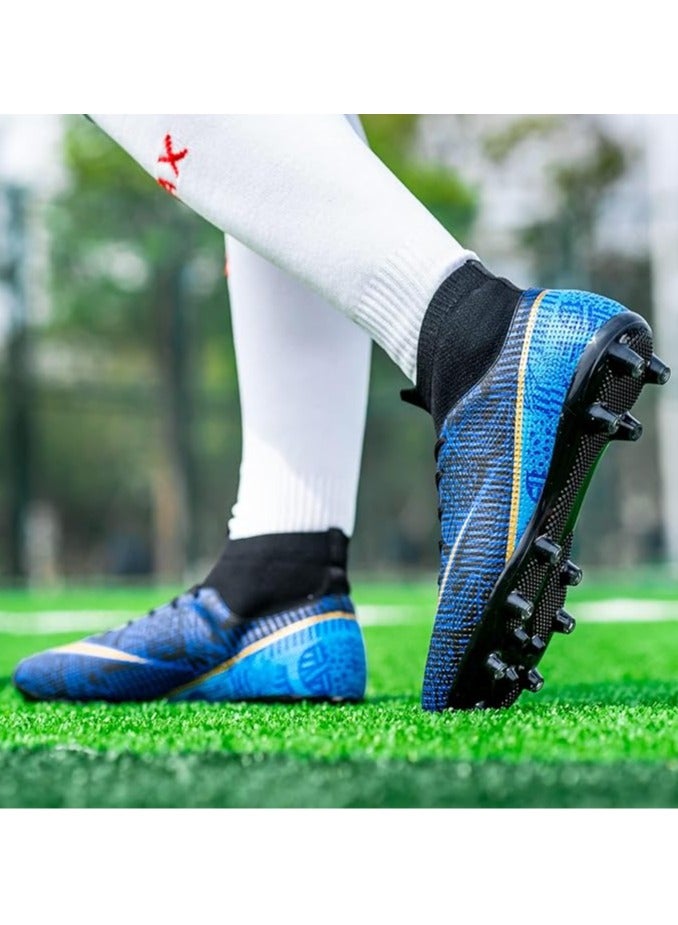 general High Top Soccer Boots Men's and Women's Soccer Boots - Boys Artificial Turf Spike Soccer Boots - Outdoor Training High Top Soccer Boots Competition Training Shoes - Image 5