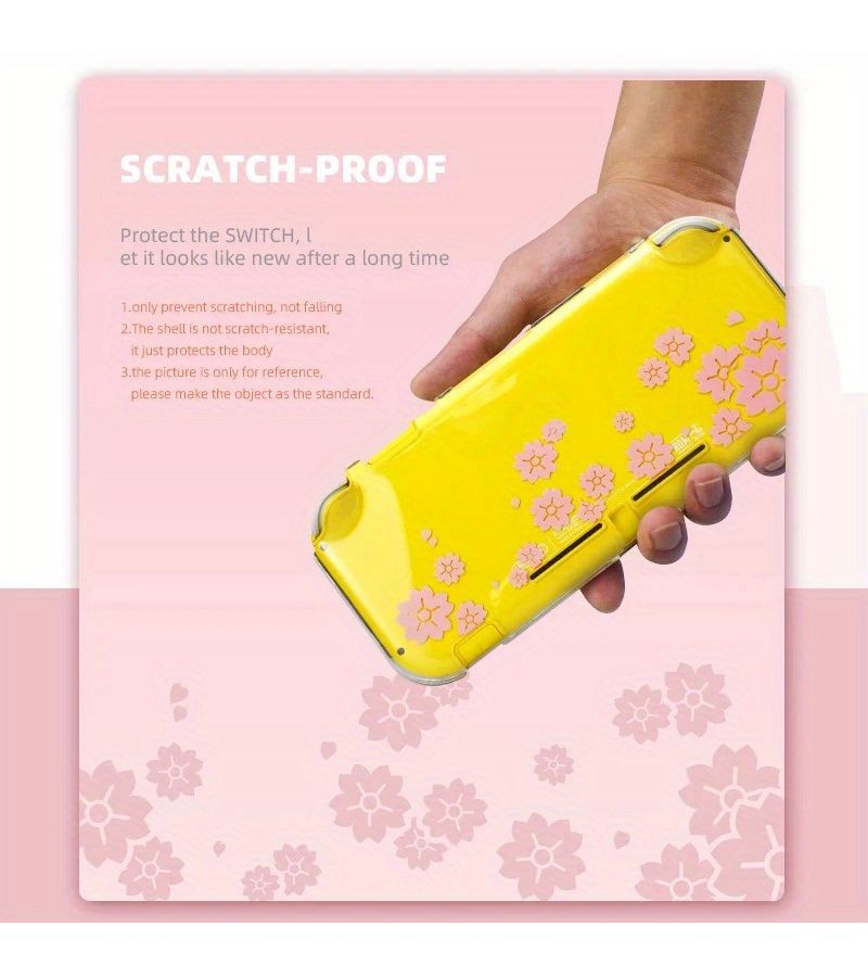 For Nintendo Switch Lite Sakura Clear Protective Case With Scratch Resistant PC Hard Shell And Precise Cutouts - Image 4