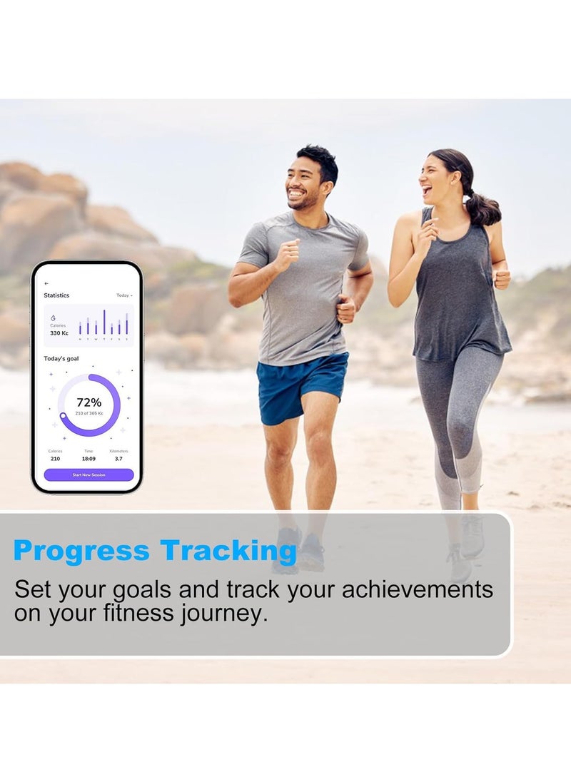 Generic - Digital Smart Weight Scale, Bluetooth / Wireless Body Fat Scale with Smartphone App, Digital Bathroom Scale for Body Weight, Body Composition Analysis, Highly Accurate BMI Scale. - Image 1