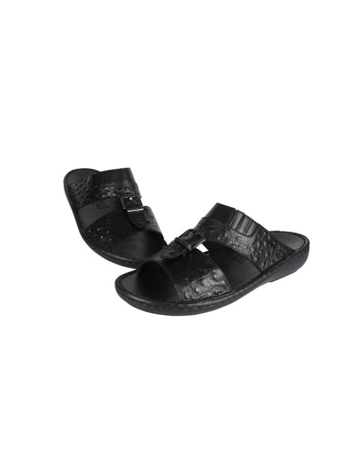 barjeel uno Barjeel Uno Mens Arabic Sandals 23821 Black  - Image 3