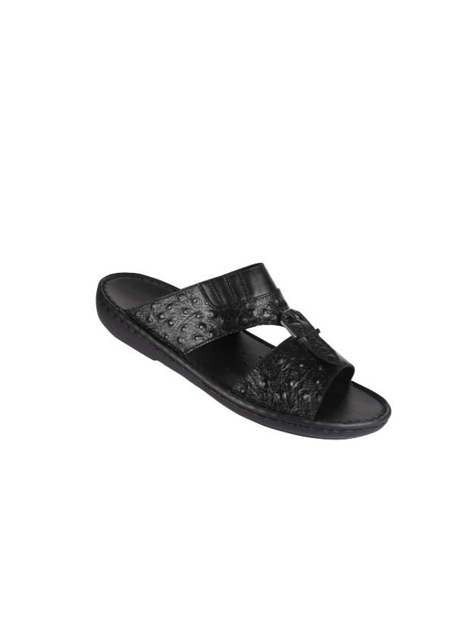 barjeel uno Barjeel Uno Mens Arabic Sandals 23821 Black  - Image 1