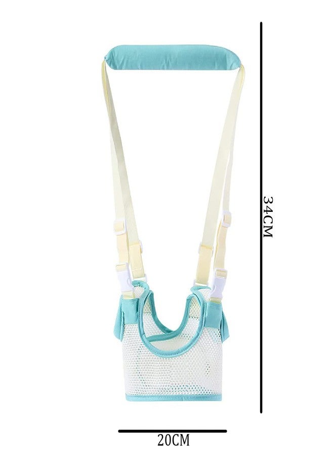 SYGA Handheld Baby Walker with Harness, Adjustable Walking Assistant Helper for Infant Child (Age 6 Months to 24 Months),Stand Up and Learn Walking, (Vest Style Blue) - Image 4