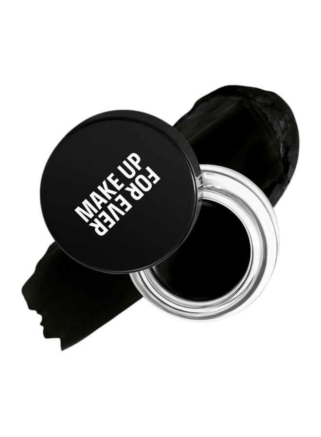 ميك اب فور ايفر كريم تلوين الفنان من ميك أب فور إيفر 01، أسود 4 غرام - لون كريمي متعدد الاستخدامات يدوم طويلًا للعيون والشفاه والوجه - Image 1