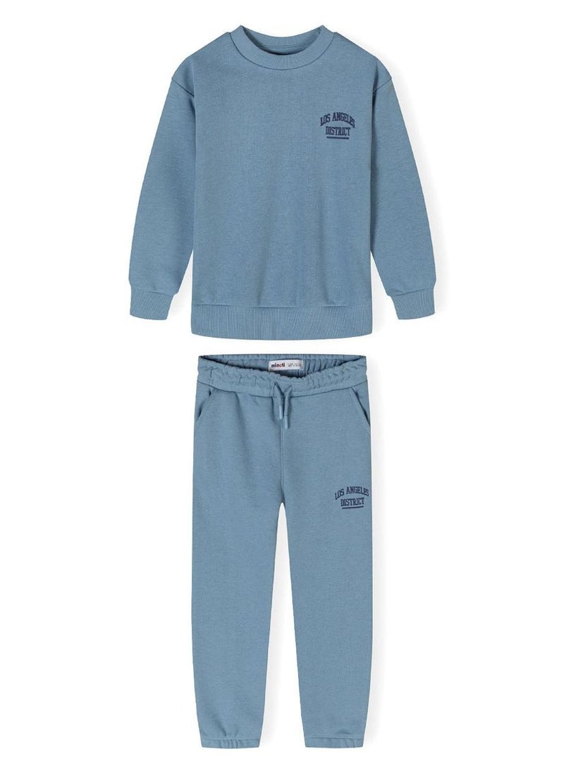 MINOTI Boys Infant Tracksuit with Print – 2 Piece Set - Image 1