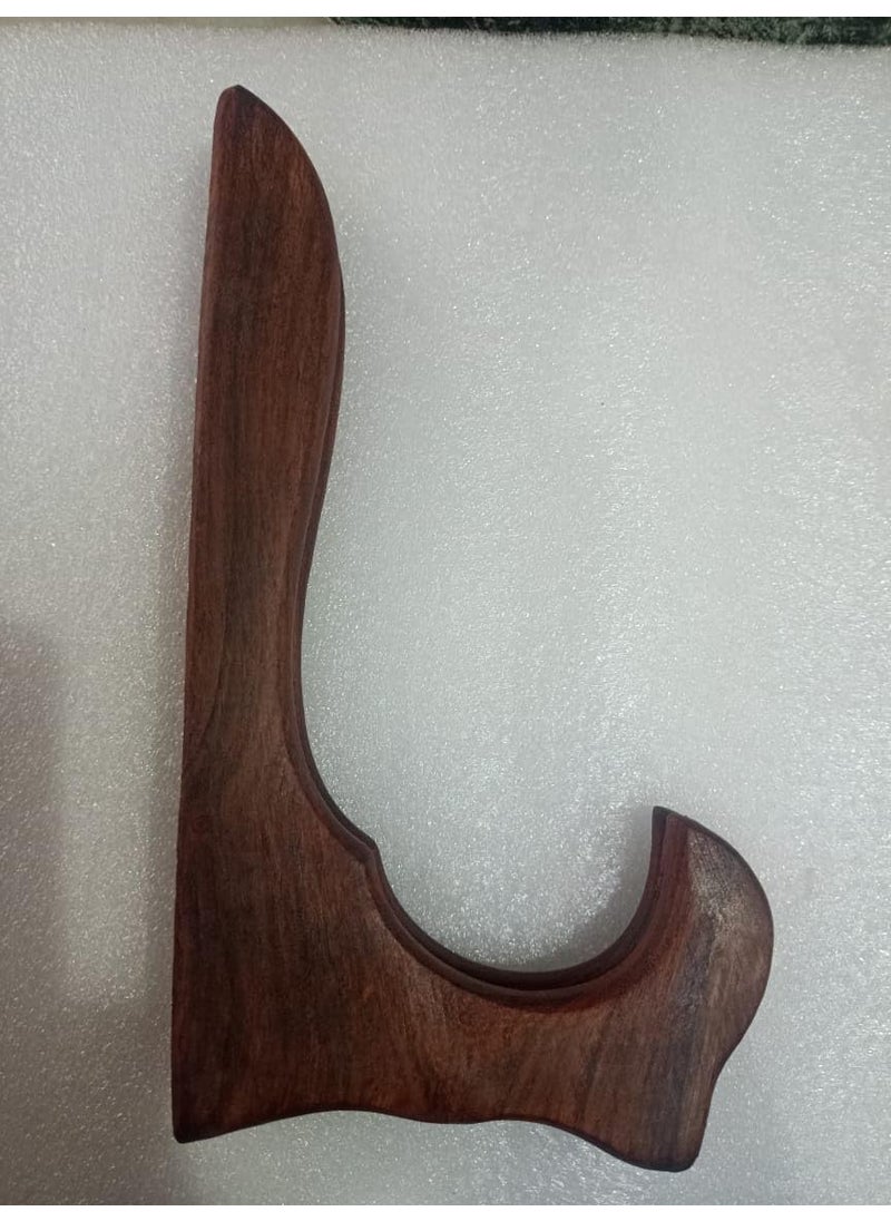 KARAFT WILA KARAFT WILA Sheesham Wooden Plate Stand Shield Easels Chakla Holder Paltter Display Stand Wooden Decorative Display Stand 1 Peice  - Image 3
