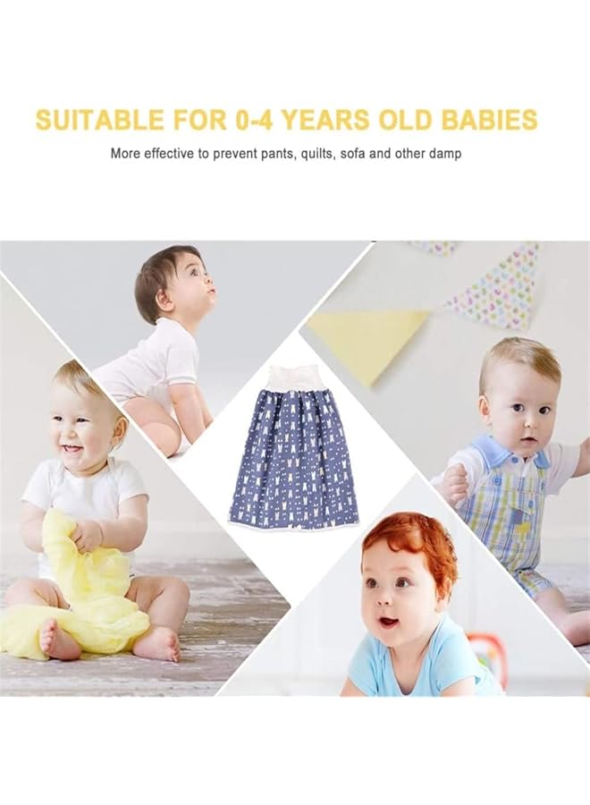erorex Potty Training Skirt Baby Nappy Skirt Cotton Diaper Training Pants Washable Reusable Toddler  - Image 4