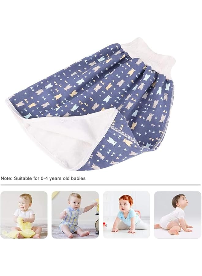 erorex Potty Training Skirt Baby Nappy Skirt Cotton Diaper Training Pants Washable Reusable Toddler  - Image 3