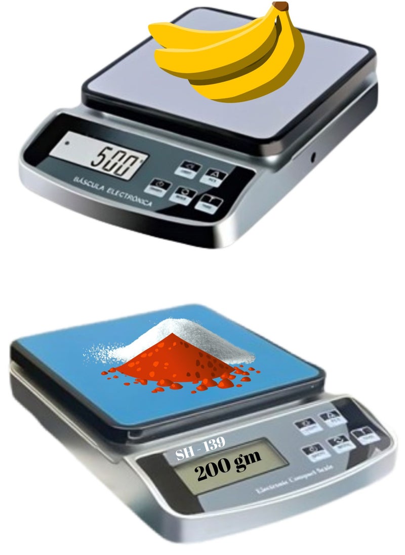ZEESQUARE - Kitchen Scale Mini Digital Electronic Scale 500g Food Scale for Jewelry Baking and and kitchen - Image 1