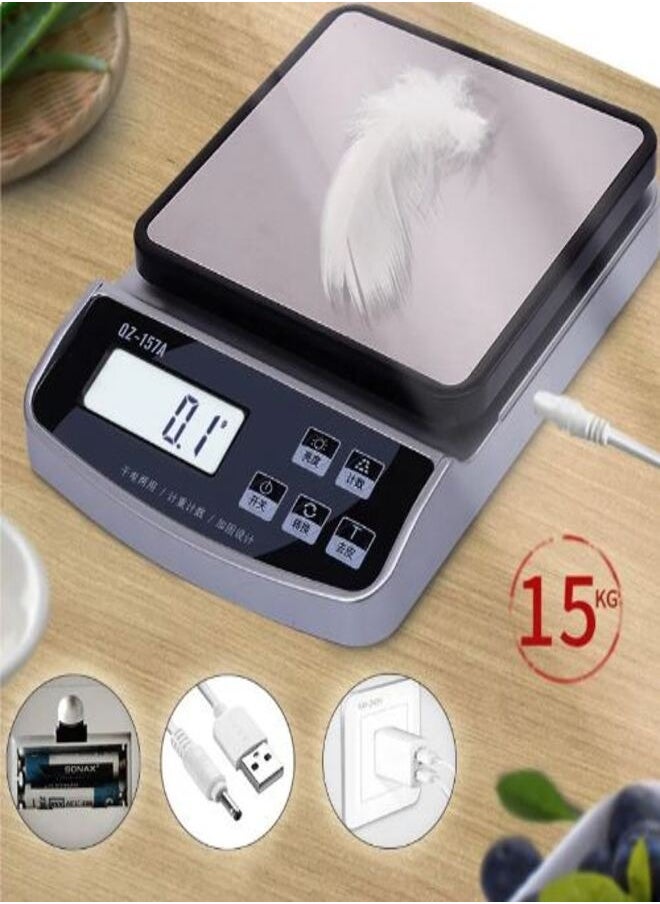 ZEESQUARE - Kitchen Scale Mini Digital Electronic Scale 500g Food Scale for Jewelry Baking and and kitchen - Image 1