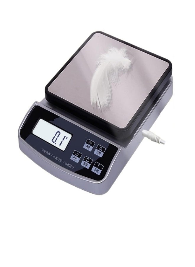 ZEESQUARE - Kitchen Scale Mini Digital Electronic Scale 500g Food Scale for Jewelry Baking and and kitchen - Image 1