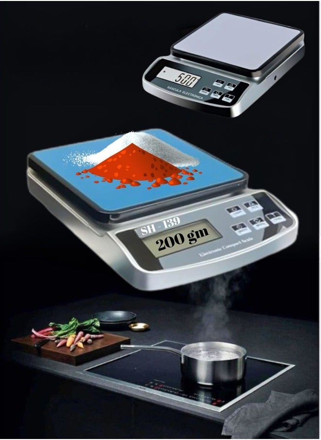 ZEESQUARE - Kitchen Scale Mini Digital Electronic Scale 500g Food Scale for Jewelry Baking and and kitchen - Image 1