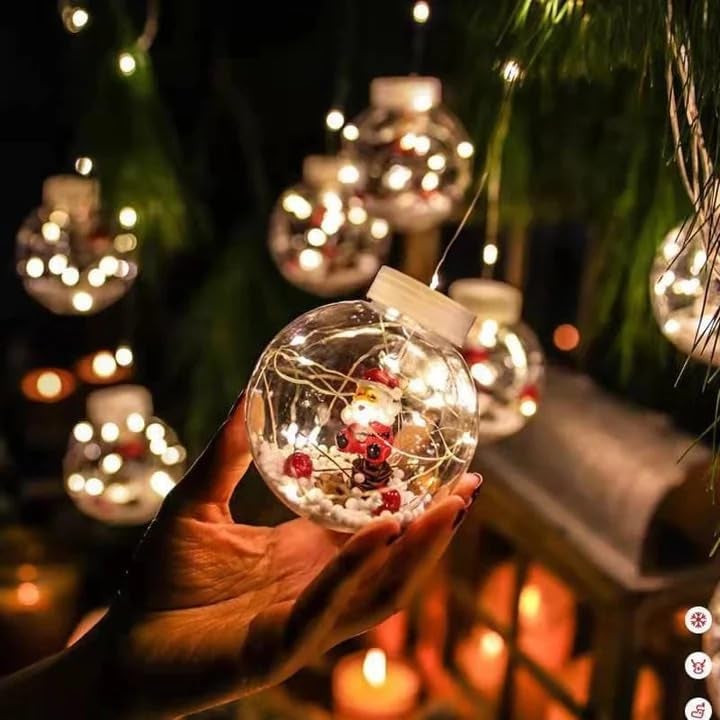 CORALTREE CORAL TREE LED Christmas Lights for Christmas Brighten Every Celebration – Perfect for Christmas, New Year, Parties & Festive Home Décor (9.84ft 10 Lights) - Image 3