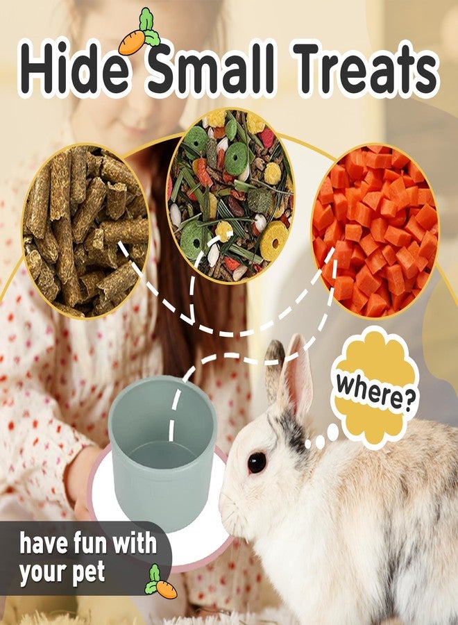 Iffitya 8 Pcs Stacking Cups for Rabbits, Colorful Bunny Toys for Rabbits and Small Animals, Nesting Rabbit Toys of Different Sizes, Bunny Stacking Cups for Hiding Food and Playing - Image 3