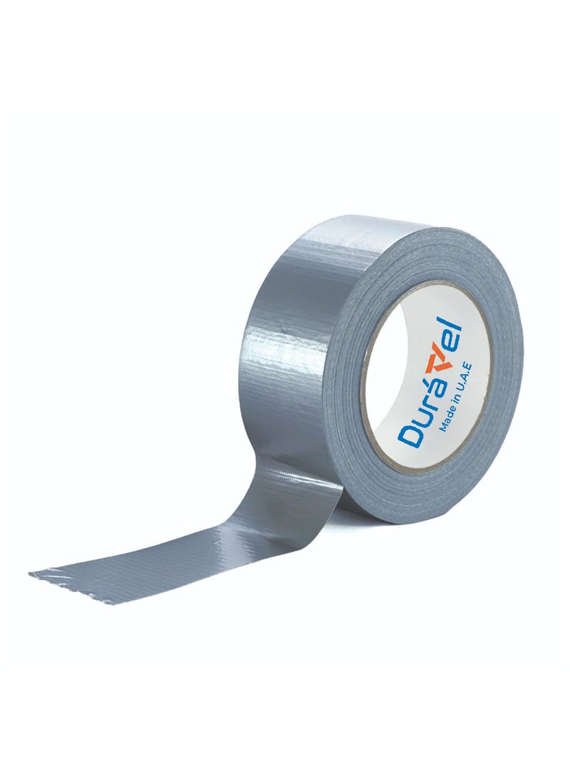 Duravel - Duravel 12 Roll Duct Tape | 2 inches x 15 yards Strong Adhesive Grey Tape for Packing, Kitchen Home, Office, Indoor & Outdoor Use - Image 1