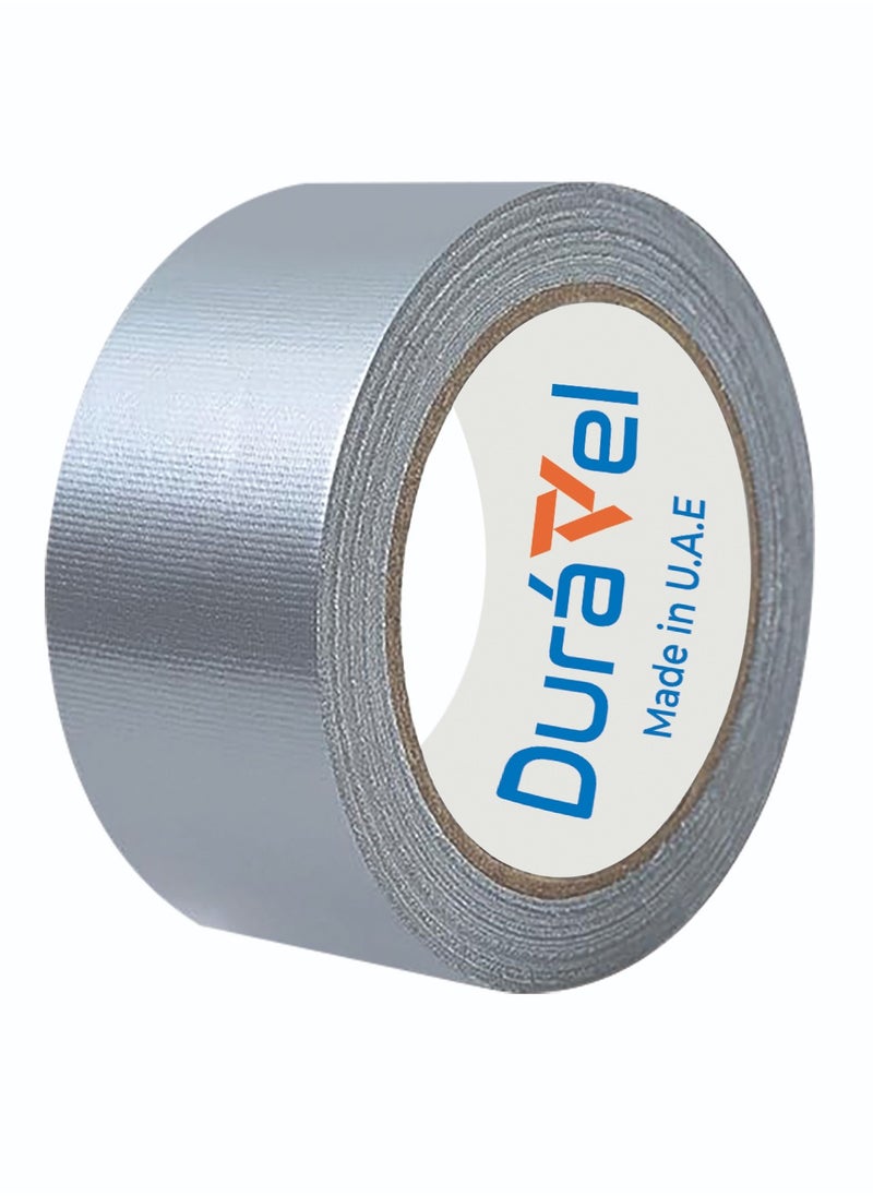 Duravel - Duravel 12 Roll Duct Tape | 2 inches x 15 yards Strong Adhesive Grey Tape for Packing, Kitchen Home, Office, Indoor & Outdoor Use - Image 1