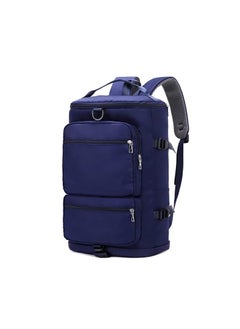 Practical backpack for all uses, imported, with a special place for shoes, navy blue