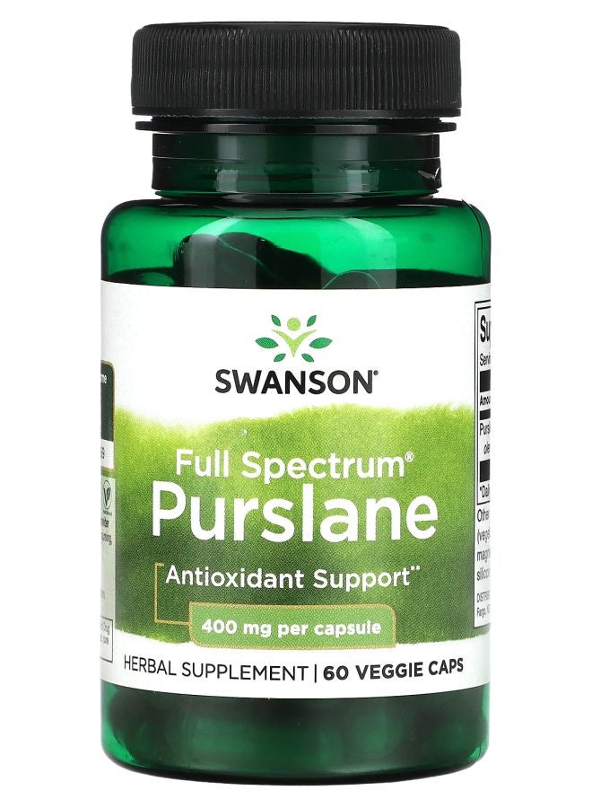 SWANSON Full Spectrum Purslane 400 mg 60 Veggie Caps