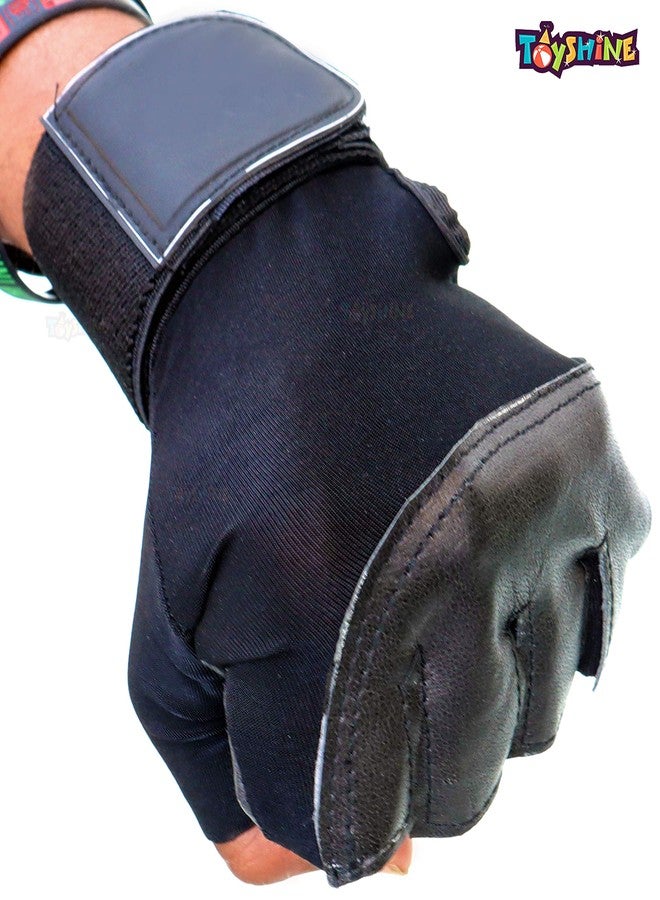 توي شاين قفازات توي شاين ليكرا الرياضية لرفع الأثقال والتمارين الرياضية والكروس فيت للياقة البدنية وتدريبات اليوغا ورفع الأثقال والتجديف وركوب الدراجات (رمادي) Sstp، مقاس كبير - Image 3