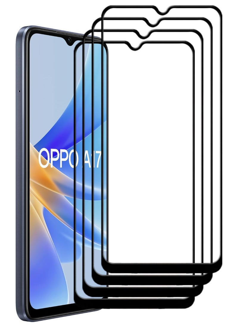 أكاليكس 4 قطع، حماية شاشة،  لهاتف اوبوA17، جودة ممتازة. - Image 1