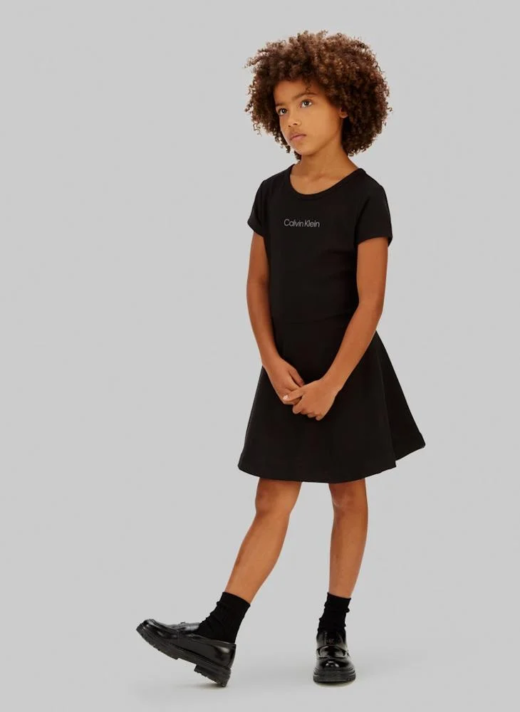 Calvin Klein Jeans  Youth Punto Short Sleeve Dress for Women | Best Price UAE