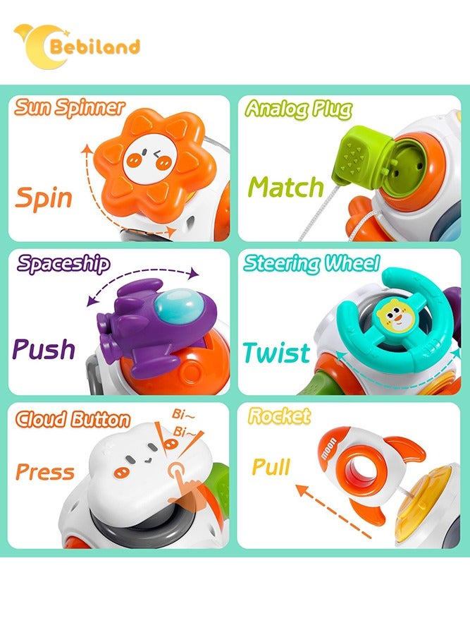 Bebiland 6-in-1 Montessori Activity Cube, Sensory Toy and Teething Ball for Babies 1 2 3 Years Old, Educational Learning Toy for Fine Motor Skills, Non-Toxic Baby Gift for Toddlers - Image 4