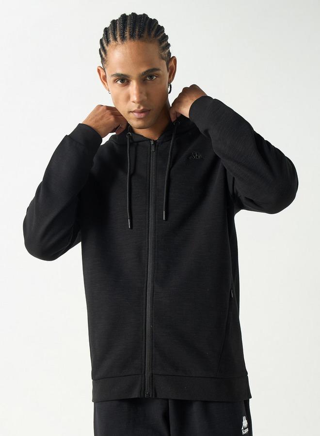 كابا سويت شيرت سادة بقبعّة وجيوب من جونيورز - Image 1