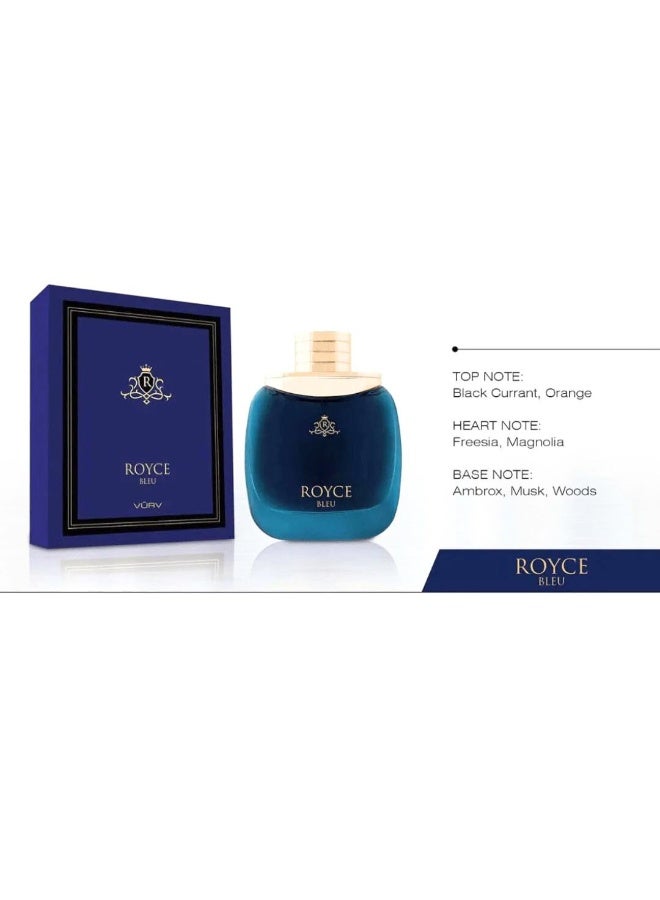 فيرف باكدج رويس بلو حصريه من فيرف تحتوي علي حبتين عطر  100 مل + هير مسيت 30 مل - Image 3