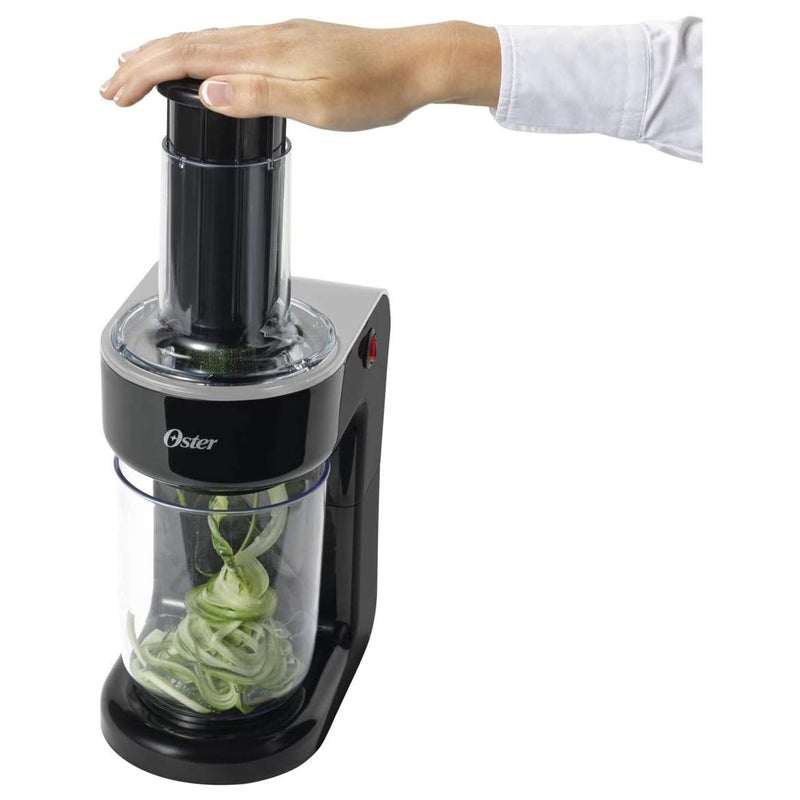 Oster Oster Easy-to-Use Electric Spiralizer with 2 Spiralizer Blades (sized for spaghetti and fettuccine noodles), Black  - Image 2