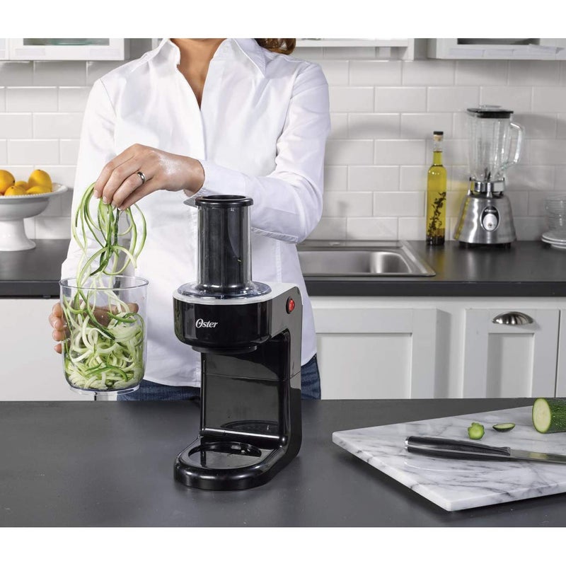 Oster Oster Easy-to-Use Electric Spiralizer with 2 Spiralizer Blades (sized for spaghetti and fettuccine noodles), Black  - Image 5