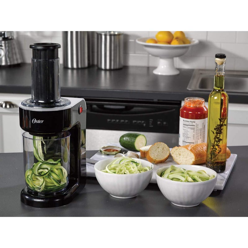 Oster Oster Easy-to-Use Electric Spiralizer with 2 Spiralizer Blades (sized for spaghetti and fettuccine noodles), Black  - Image 3