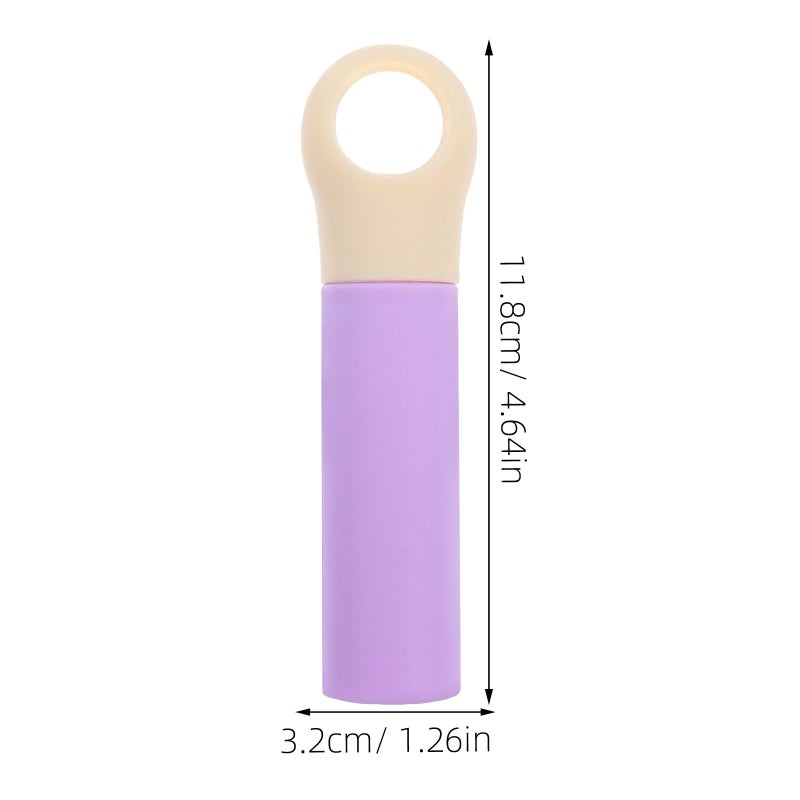 3pcs Light Purple 22mm Broom Mop Handle Replacement Caps Grips for Home Office Cleaning - Image 3