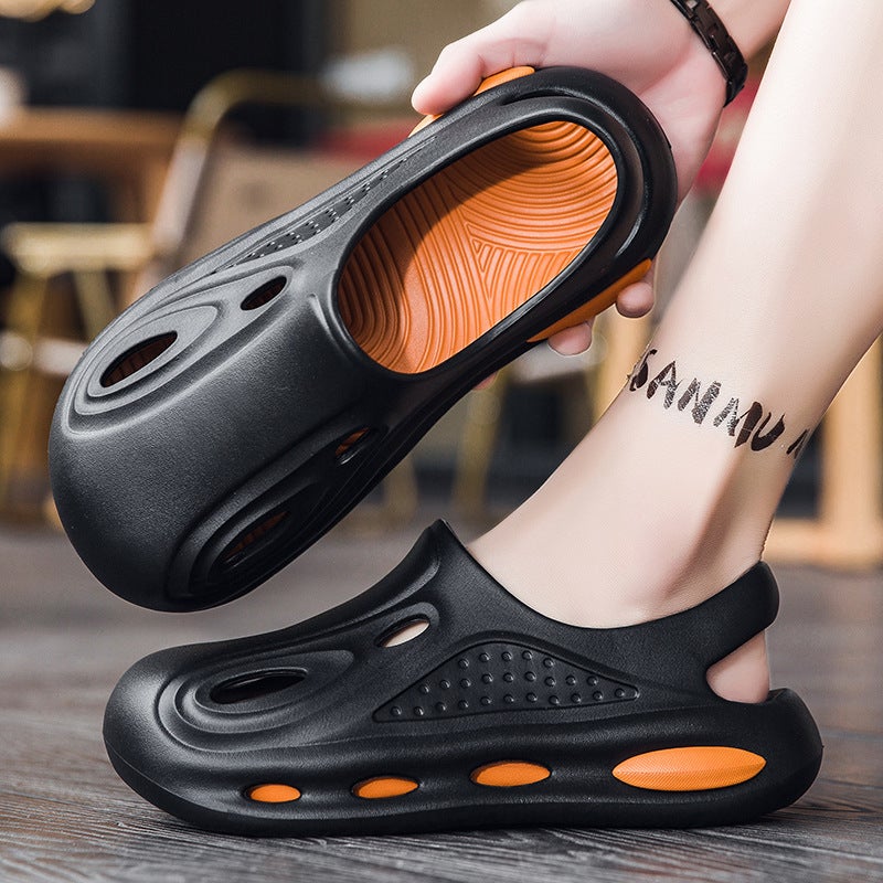 Couple'S Hole Shoes Men'S And Women'S Eva Hollow-Out Non-Slip Beach Shoes Fashion Shoes Slippers - Image 5