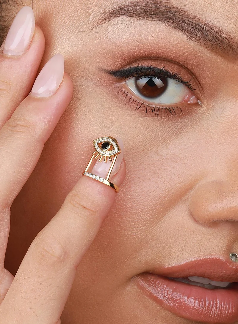 SOHI Bejeweled Statement Artificial Ring Jewellery