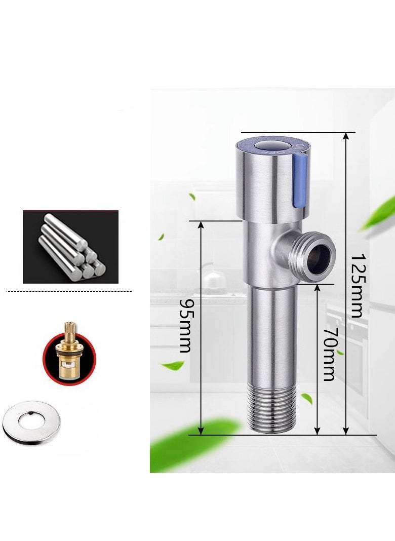 EBMINI - Household One In Two Out Three Way Four Point Valve Stop Water Valve Triangle Valve - Image 1