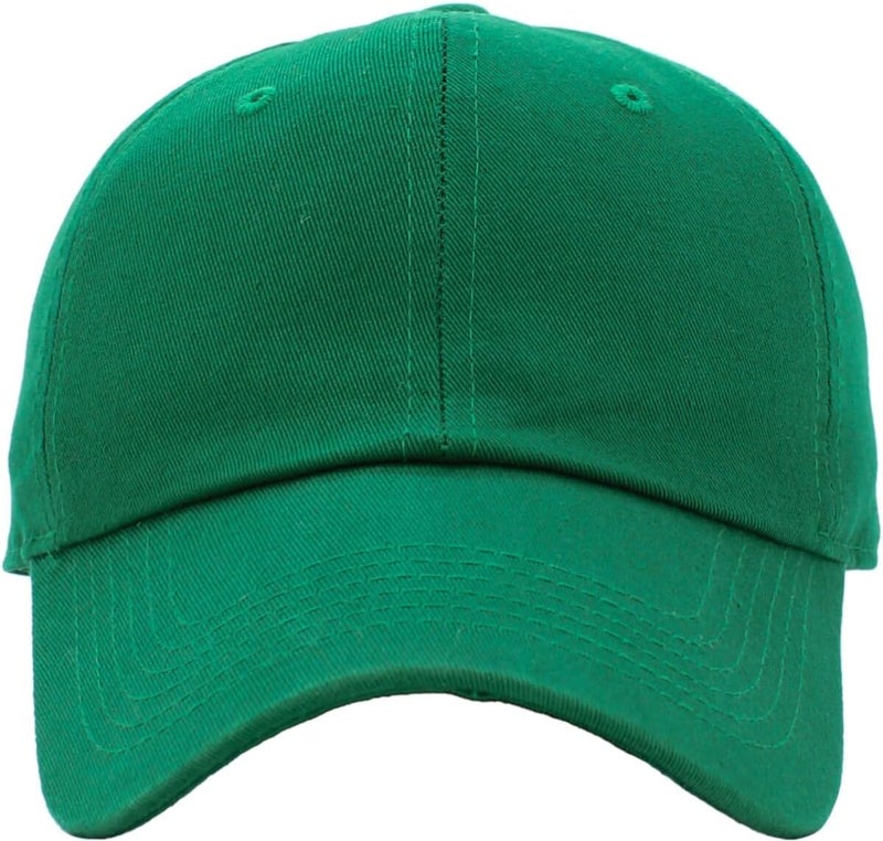 KBETHOS Classic Unisex Cotton Adjustable Low Crown Baseball Cap – Plain Dad Hat - Image 2
