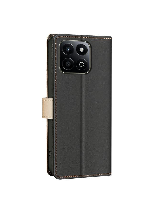 S-TOP Case For Honor 200 Smart / X7C Color Matching RFID Anti-theft Leather Phone Case - Image 3