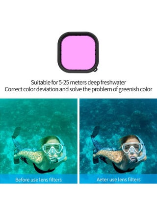 Waterproof Case with Dive Filters for GoPro Hero 13/Hero 12/Hero 11/Hero 10/Hero 9 Black, 230FT/70M Underwater Protective Housing Dive Kit, Professional Action Camera Dive Accessory - view 4