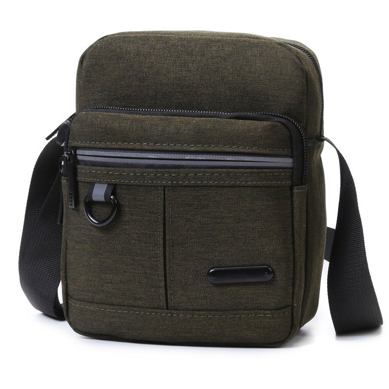 Men'S Bag Fashion Messenger Bag Oxford Woven Zipper Shoulder New Portable Practical Simple All-Match Trendy Elegant - Image 1