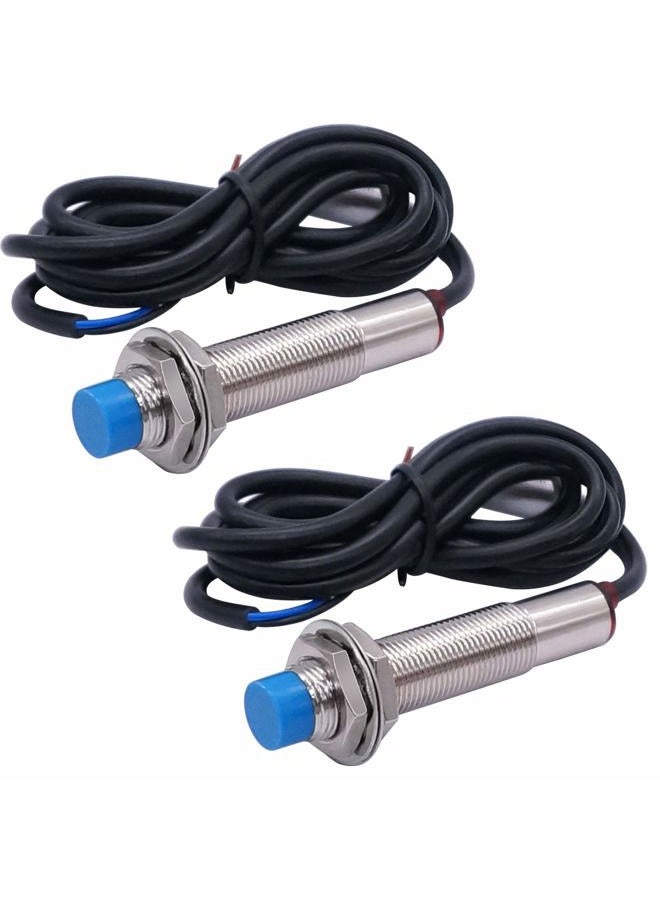 Taiss 2pcs LJ12A3-4-Z/AX Proximity Switch Inductive Proximity Sensor Detection Switch NPN NC DC 6V-36V 4mm Normally Close 6-36V - Image 1