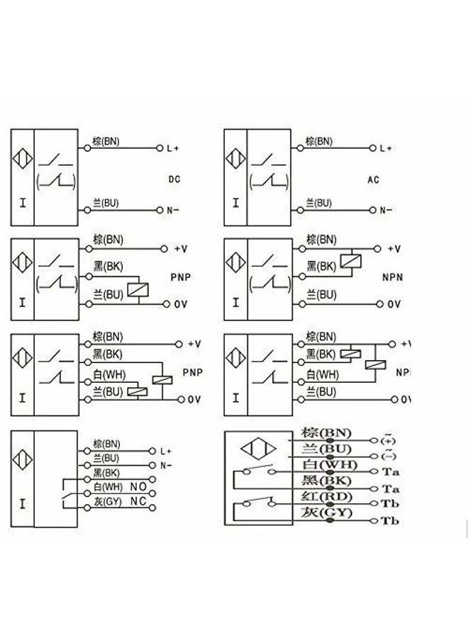 Taiss 2pcs LJ12A3-4-Z/AX Proximity Switch Inductive Proximity Sensor Detection Switch NPN NC DC 6V-36V 4mm Normally Close 6-36V - Image 4