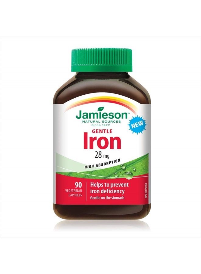 Jamieson حديد لطيف من مختبرات، 28 ملغ، 90 حبة - Image 1