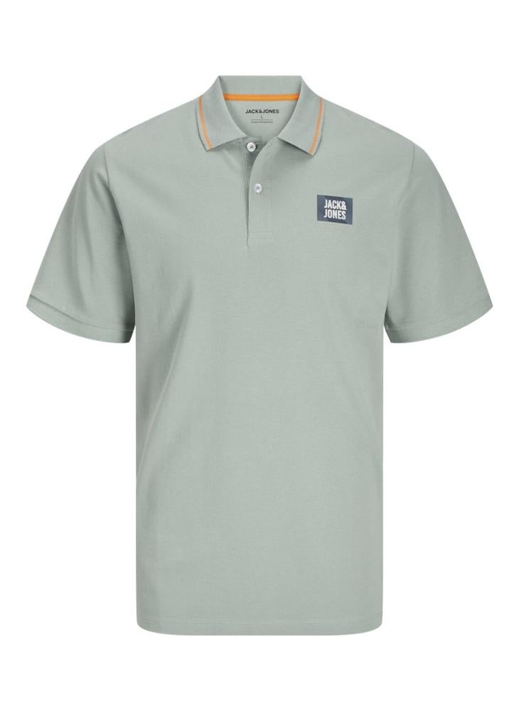 JACK & JONES - Jjhudson Chest Print Polo - Image 1
