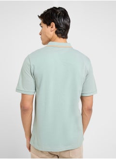 JACK & JONES Jjhudson Chest Print Polo  - Image 2